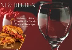 ALL LOCATIONS - $10 Rueben Tuesday + Half-Price Bottled/Carafe Wine & Champagne - Iron Horse Bar & G